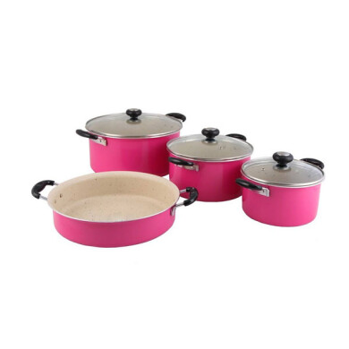 سرویس پخت و پز 7 پارچه پاک کد 600009 Pak 600009 Cookware  Set 7 Pcs