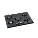 اجاق گاز صفحه ای 5 شعله شیشه ای سینجر مدل SDG512W Sinjer SDG 512W Gas Hob