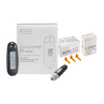 دستگاه تست قند خون آرکری مدل Glucocard 01 Mini Arkray Glucocard 01 Mini Blood Sugar Monitor