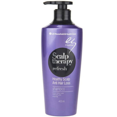 شامپو ضد ریزش مو ال جی سری Elastine مدل Scalp Thrapy حجم 400 میلی لیتر LG Elastine Scalp Thrapy Anti Hair Loss Shampoo 400ml