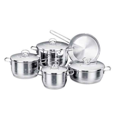 سرویس قابلمه 9 پارچه کرکماز مدل Astra A1900 9-piece pot service of Karkamaz model Astra A1900