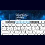 کیبورد بی سیم و مجهز به تاچ پد بیاند مدل FCR-6800 با حروف فارسی Beyond FCR-6800 Bluetooth TouchPad Keyboard With Persian Letters