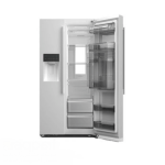 یخچال و فریزر ساید بای ساید دوو مدل D4S-3133 Side by side refrigerator 2 Prime door 2 doors white metallic junior model D2S-3133MW
