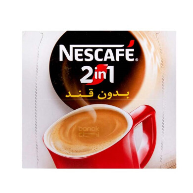 پودر قهوه و کافی میکس 2 در 1 بدون قند نسکافه نستله Nescafe 2 in 1 Coffee Mix Instant Without Sugar