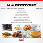 پلوپز هاردستون 10 کاره مدل RCP1891 Hardstone 10-function rice cooker model RCP1891