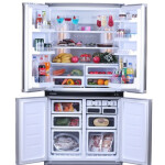 یخچال فریزر ساید بای ساید 4 درب شارپ مدل SJ-F82 Sharp SJ-F82 4-door side-by-side refrigerator