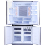 یخچال فریزر ساید بای ساید 4 درب شارپ مدل SJ-F82 Sharp SJ-F82 4-door side-by-side refrigerator