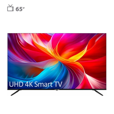 تلویزیون هوشمند ایکس‌ویژن سری 6 مدل XCU655، کیفیت تصویر Ultra HD و 4K، سیستم عامل Android، توان بلندگوی 8 وات، WIFI Screen Mirror، توان بلندگوی 8 وات، سایز 65 اینچ، تعداد درگاه‌های HDMI سه عدد و تعداد درگاه‌های USB دو عدد Xvision XCU655 series 6 smart TV, Ultra HD and 4K image quality, Android operating system, 8 Watt speaker power, WIFI Screen Mirror, 8 Watt speaker power, 65 inch size, three HDMI ports and two USB ports